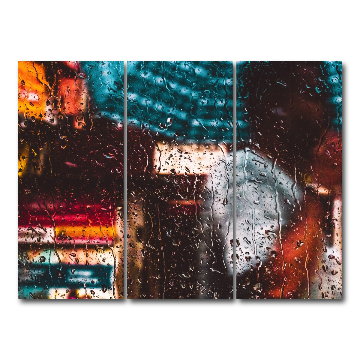 AUTO-MOCKUP WHITE | Rain | 3 Piece | Gallery Wrap Canvas | group=8x18