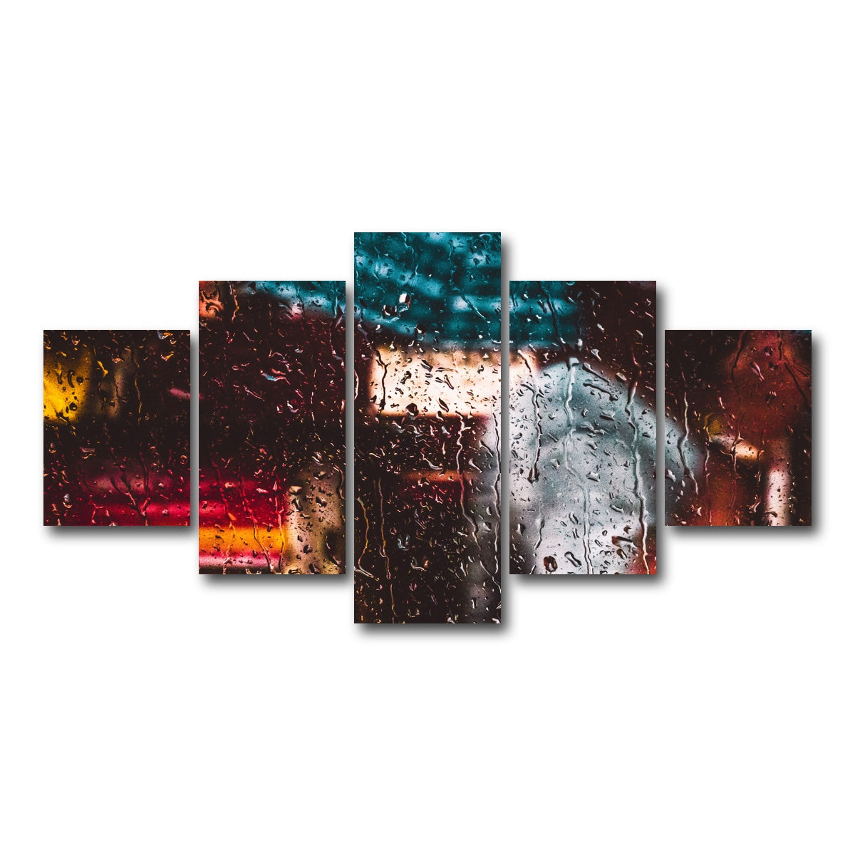 AUTO-MOCKUP WHITE | Rain | 5 Piece | Gallery Wrap Canvas | group=5_short