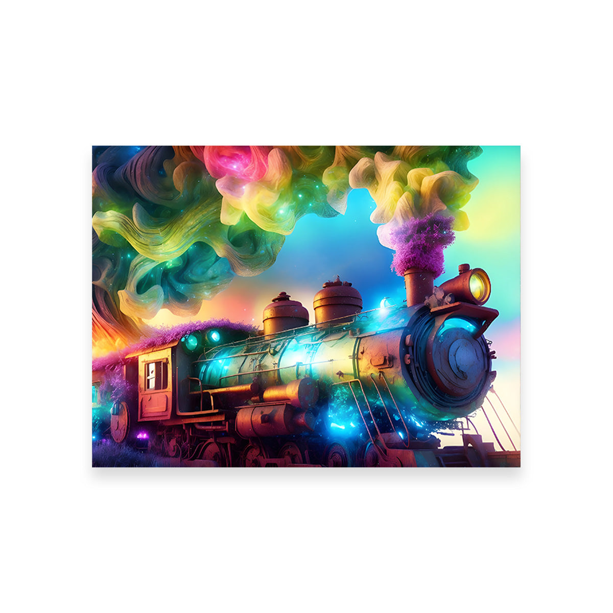 Rainbow Railways Wall Art