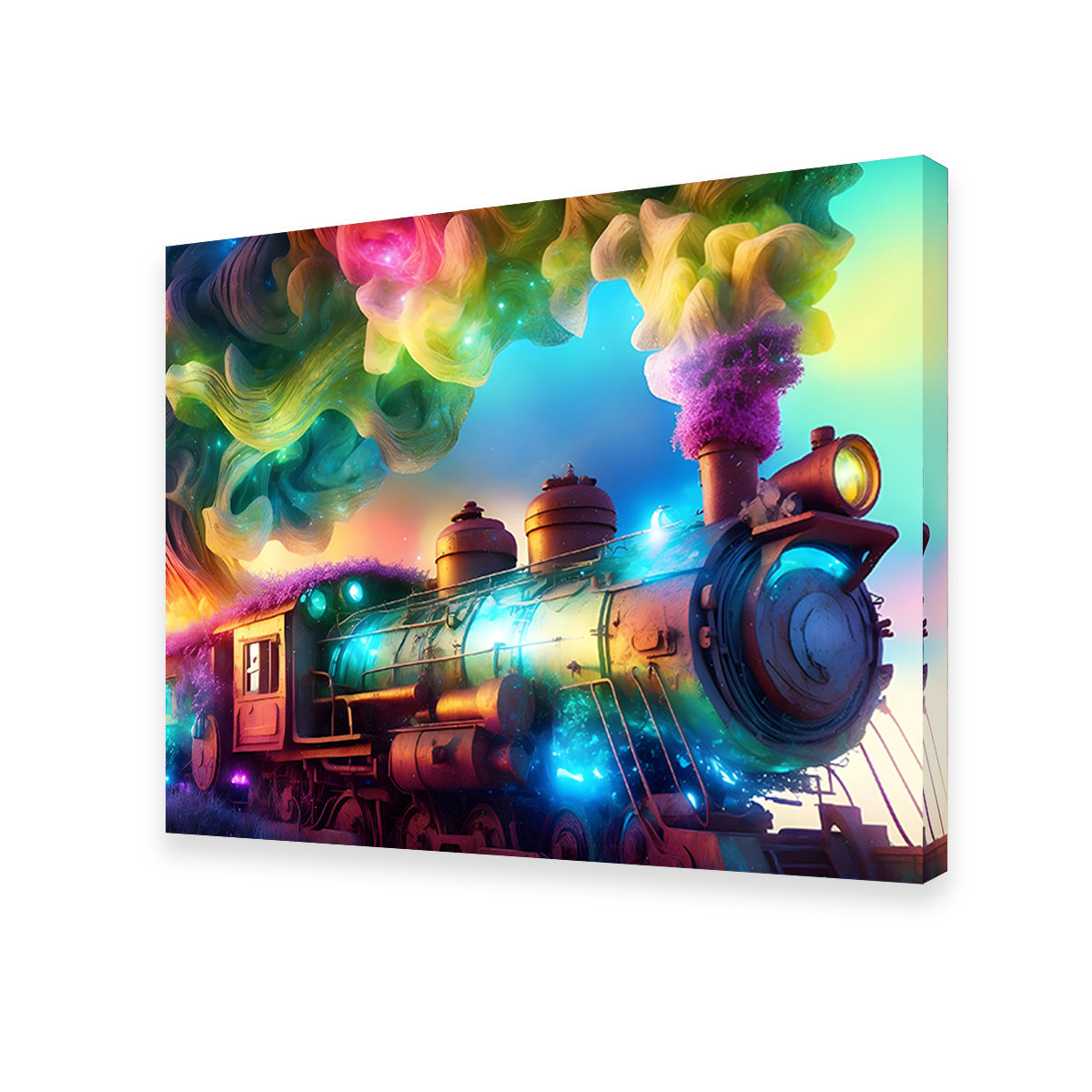 Rainbow Railways Wall Art