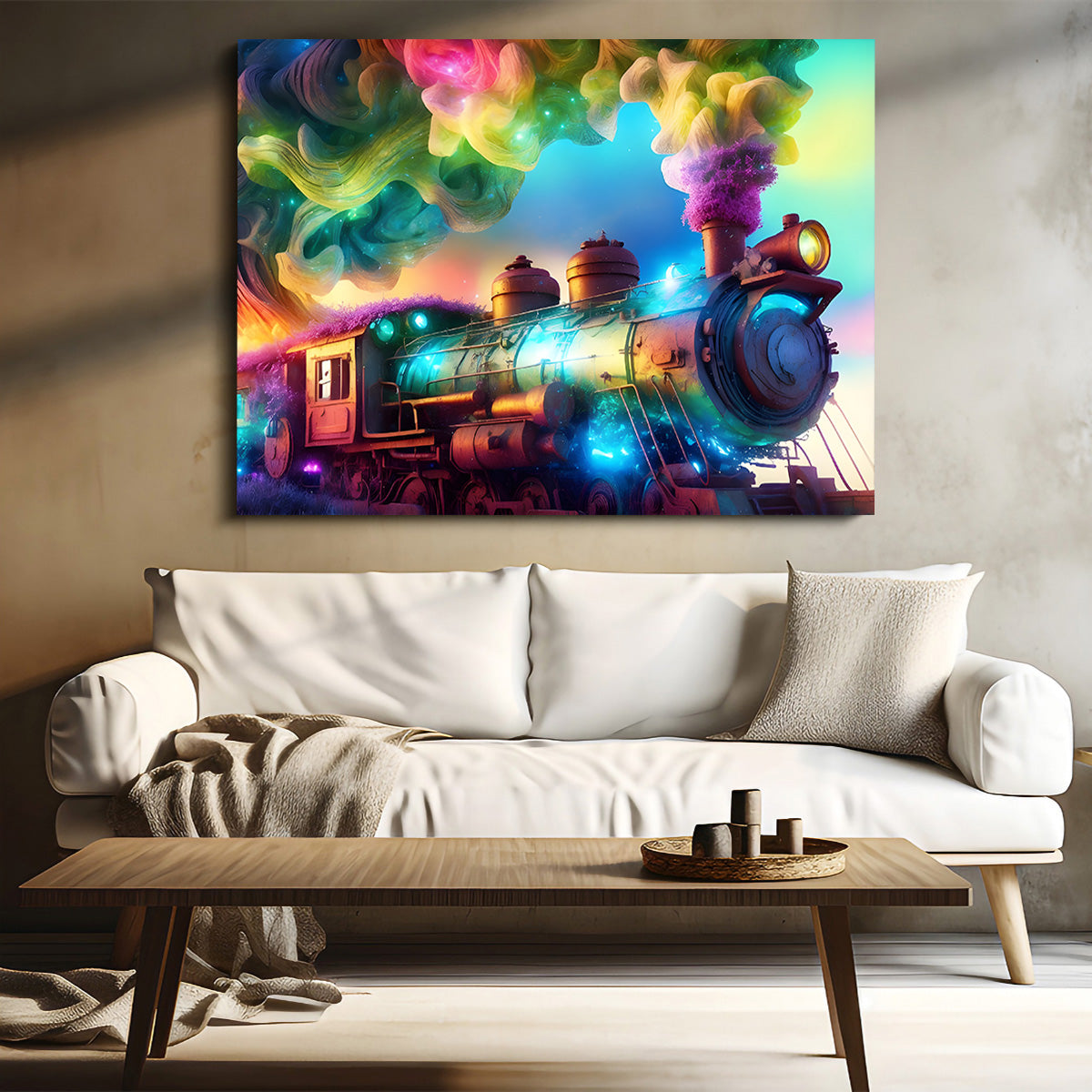 Rainbow Railways Wall Art
