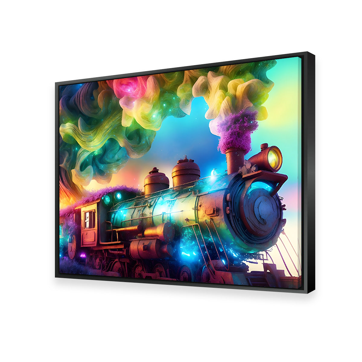 Rainbow Railways Wall Art