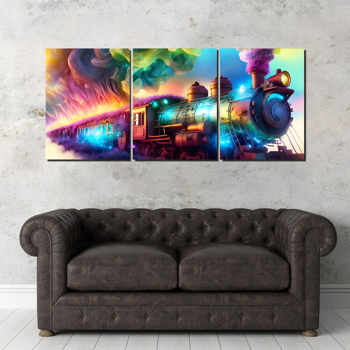 Rainbow Railways Wall Art