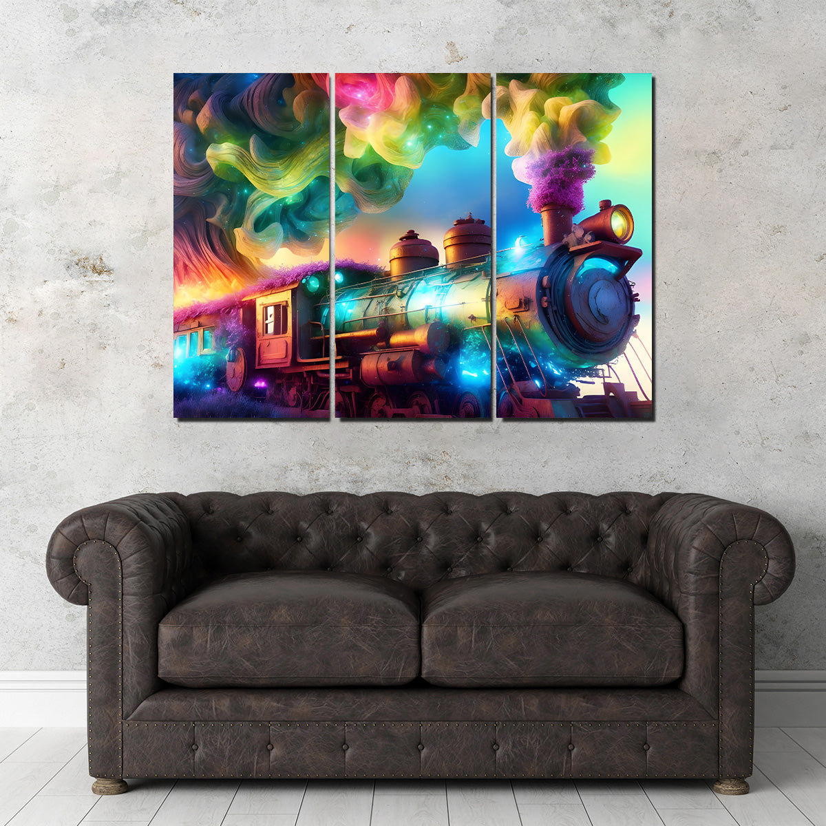 Rainbow Railways Wall Art