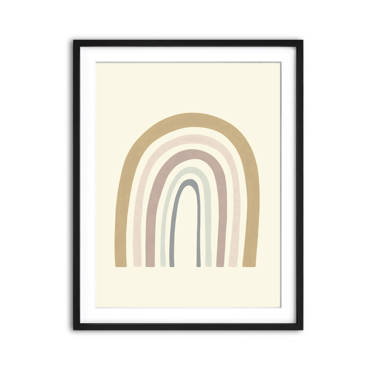 Framed Print 3x4 Black