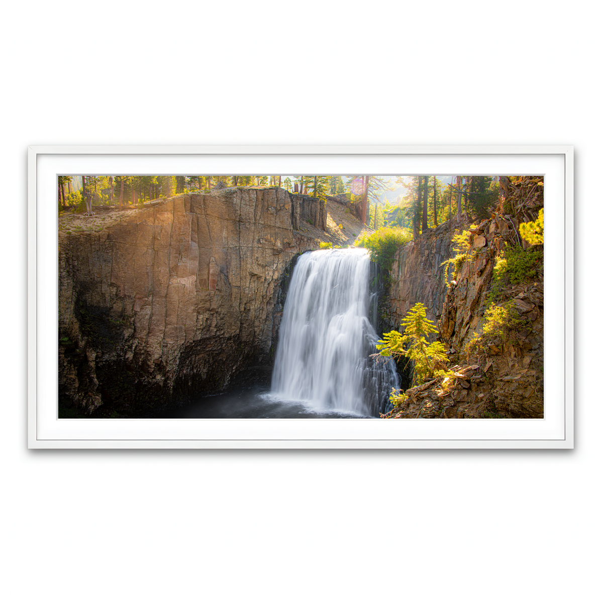 Framed Print 2x1 White