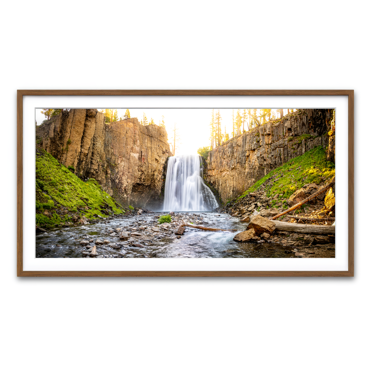 Framed Print 2x1 Walnut