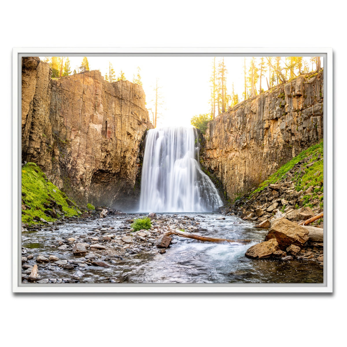 AUTO-MOCKUP WHITE | Rainbow Falls | 1 Piece | White Framed Canvas | group=4x3