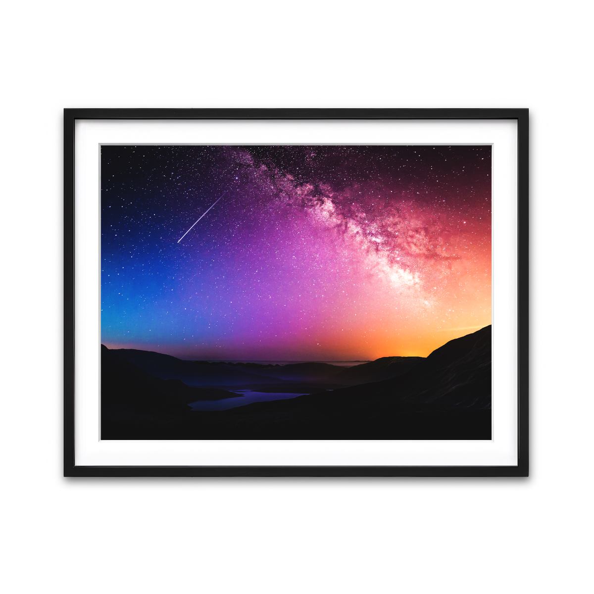 Framed Print 4x3 Black