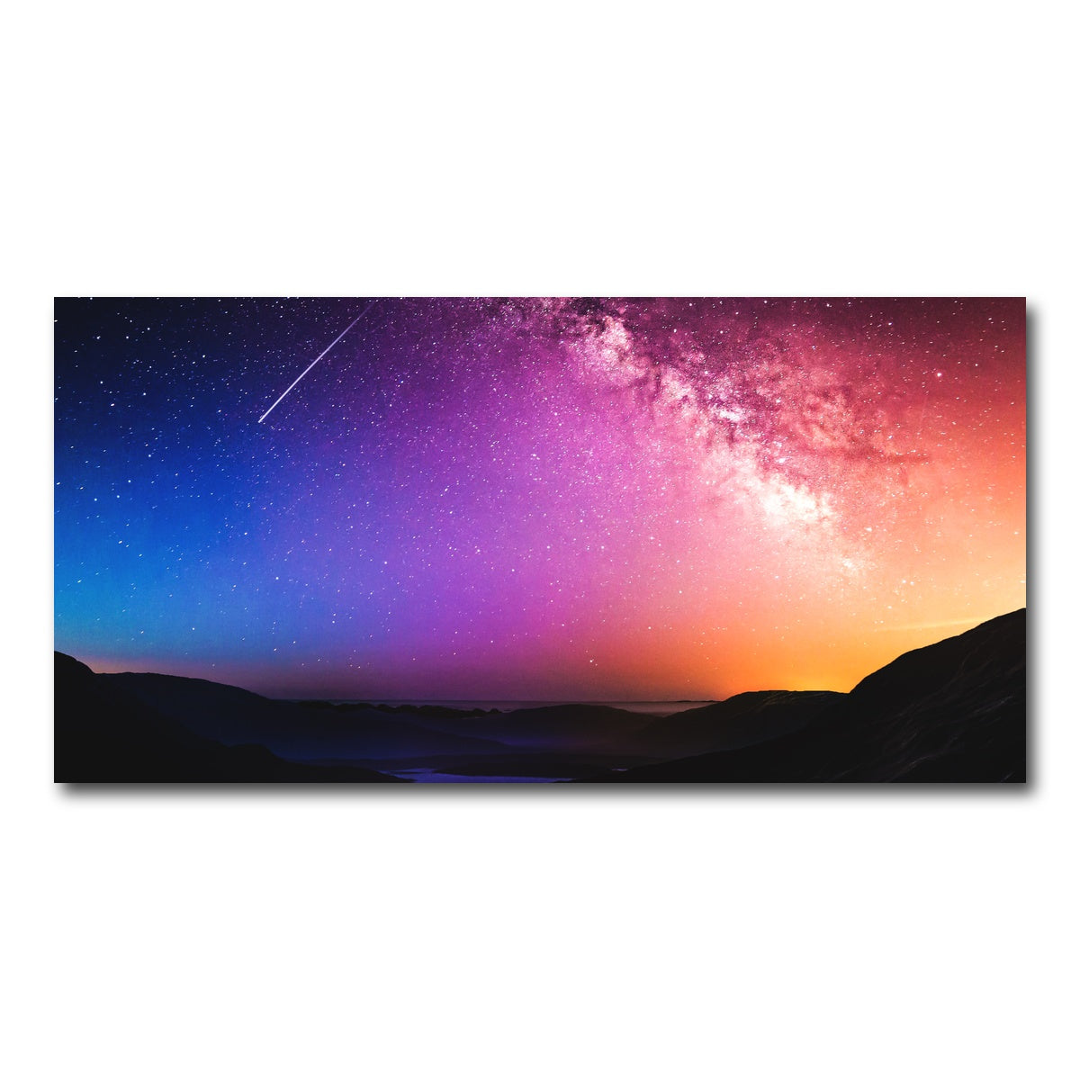 AUTO-MOCKUP WHITE | Rainbow Night | 1 Piece | Gallery Wrap Canvas | group=2x1