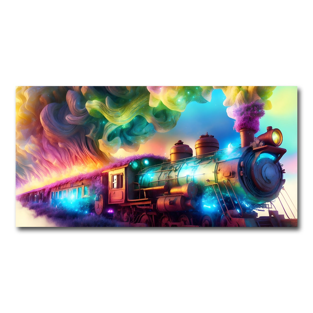 AUTO-MOCKUP WHITE | Rainbow Railways | 1 Piece | Gallery Wrap Canvas | group=2x1