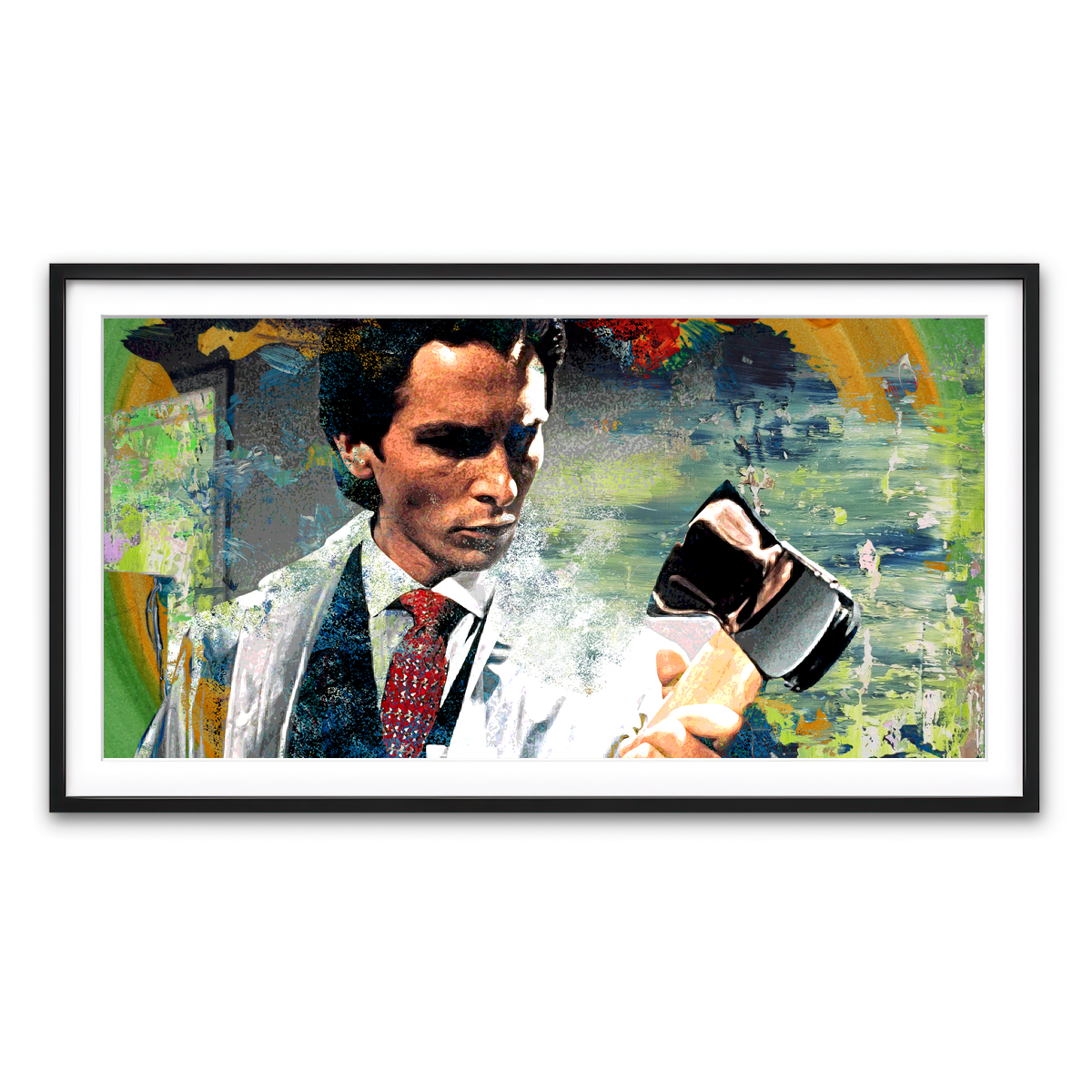 Framed Print 2x1 Black