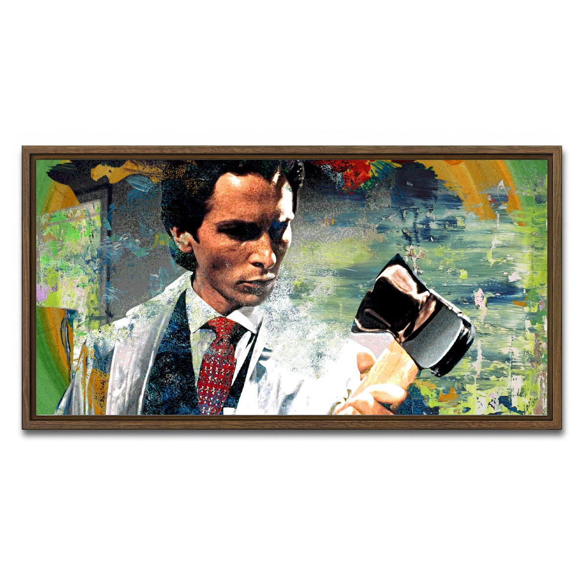 AUTO-MOCKUP WHITE | Raincoat & Axe | 1 Piece | Walnut Framed Canvas | group=2x1