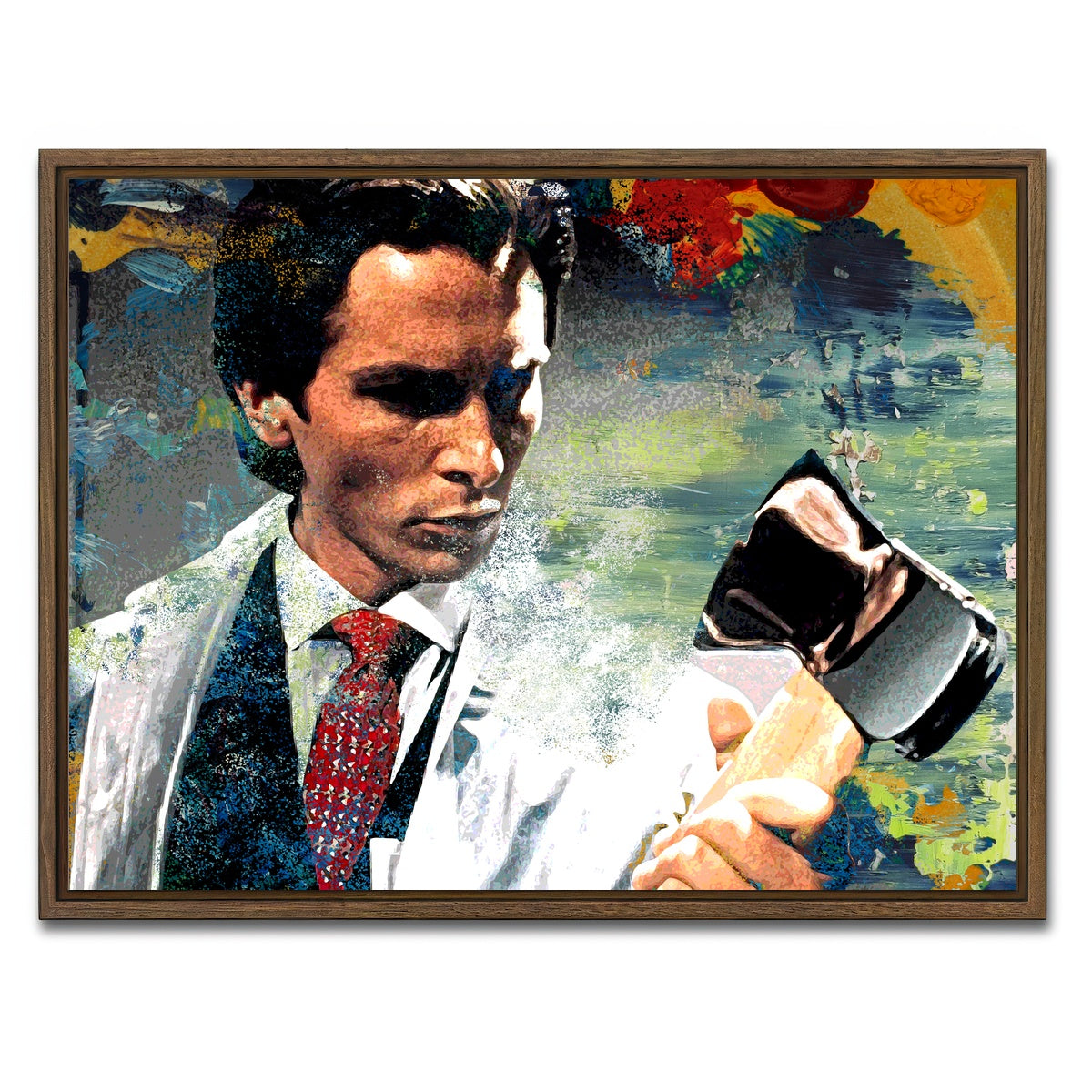 AUTO-MOCKUP WHITE | Raincoat & Axe | 1 Piece | Walnut Framed Canvas | group=4x3