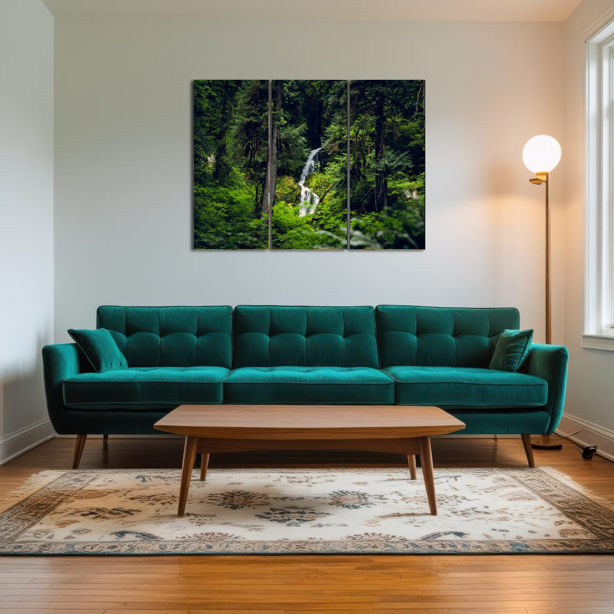 AUTO-MOCKUP ROOM | Rainforest Waterfall