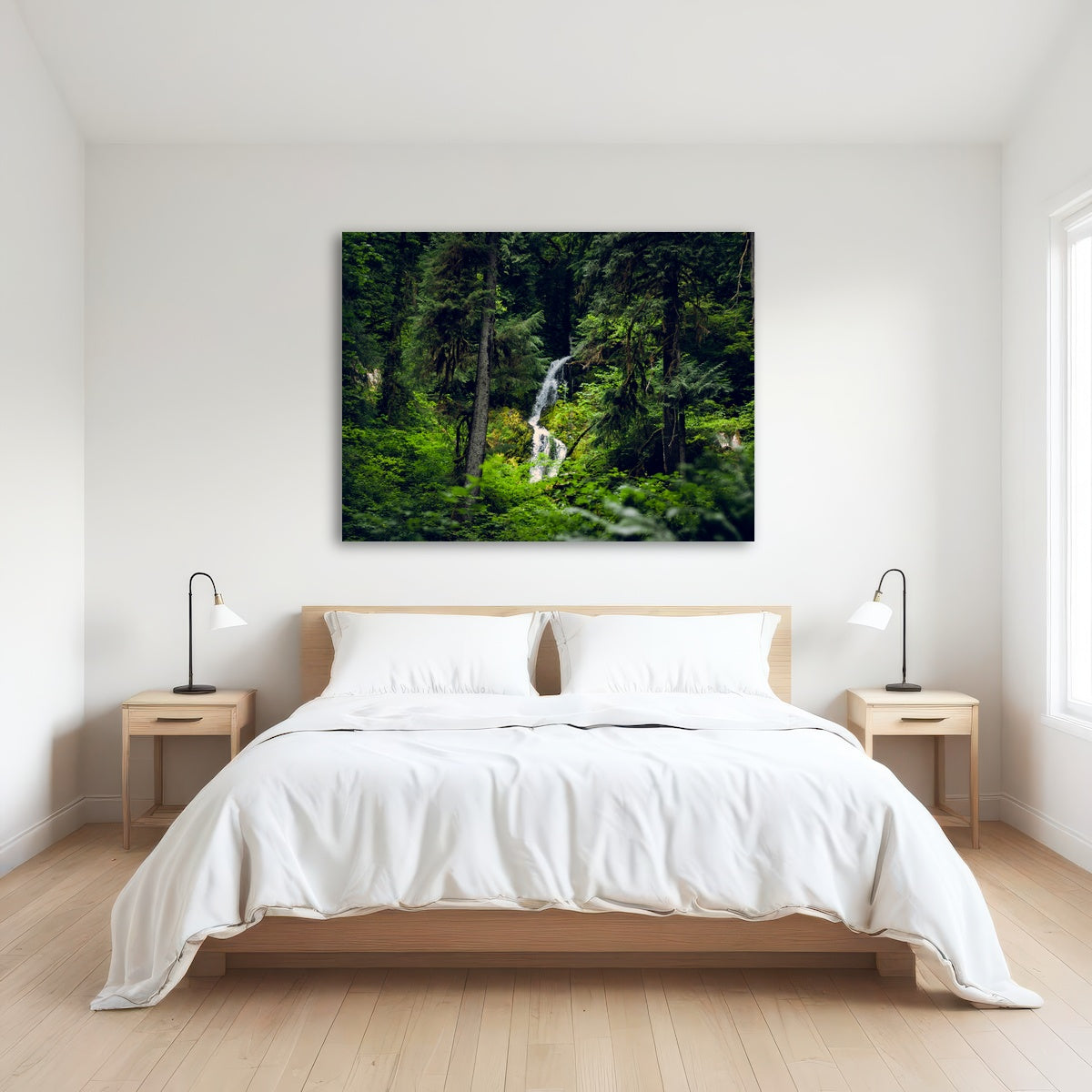AUTO-MOCKUP ROOM | Rainforest Waterfall