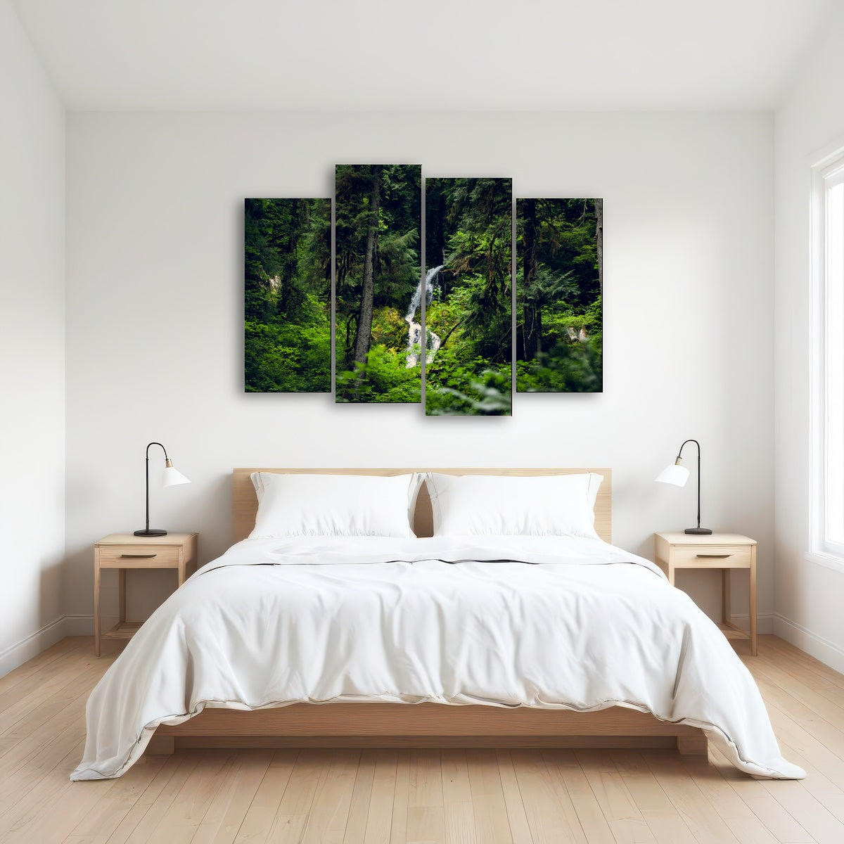 AUTO-MOCKUP ROOM | Rainforest Waterfall