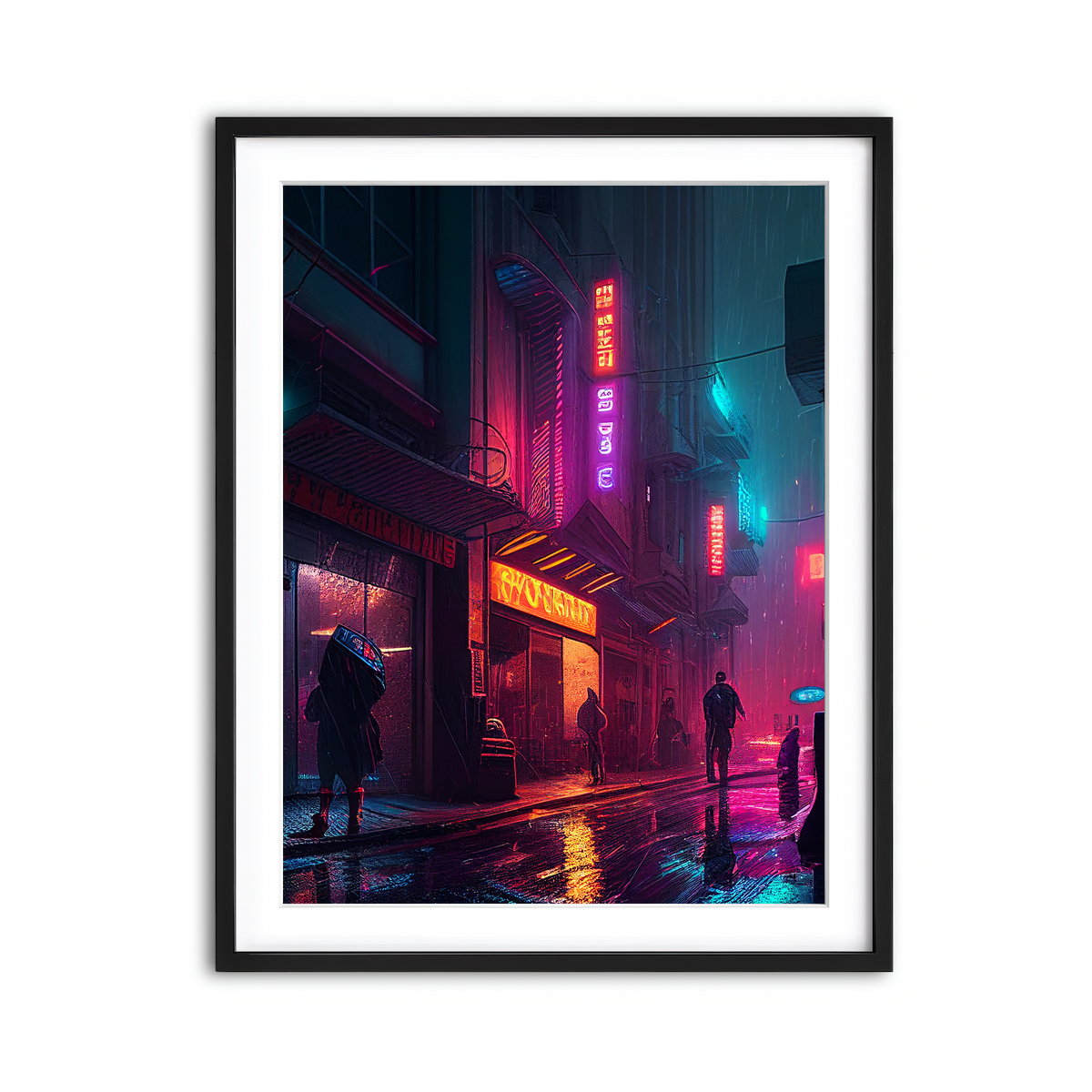 Framed Print 3x4 Black