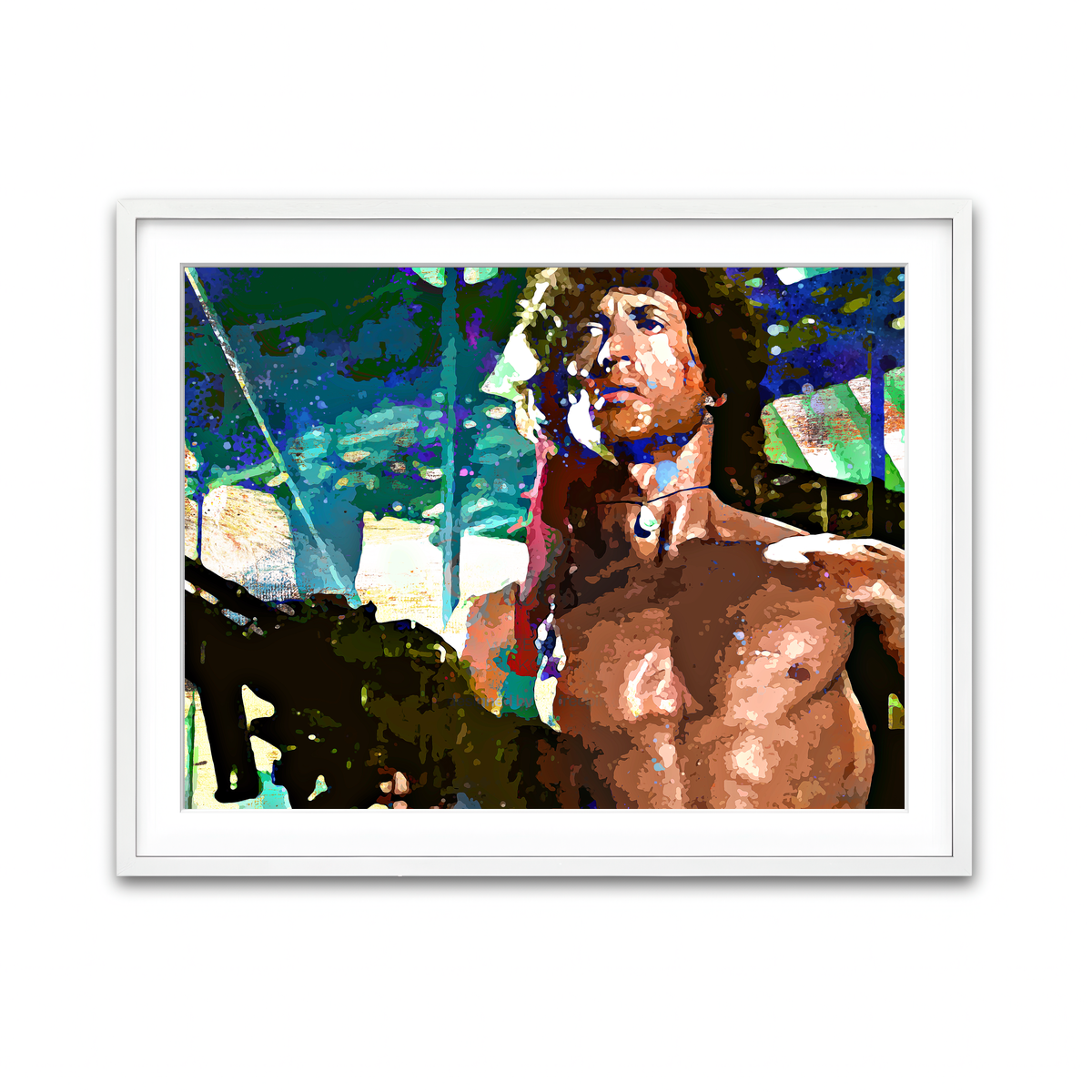 Framed Print 4x3 White