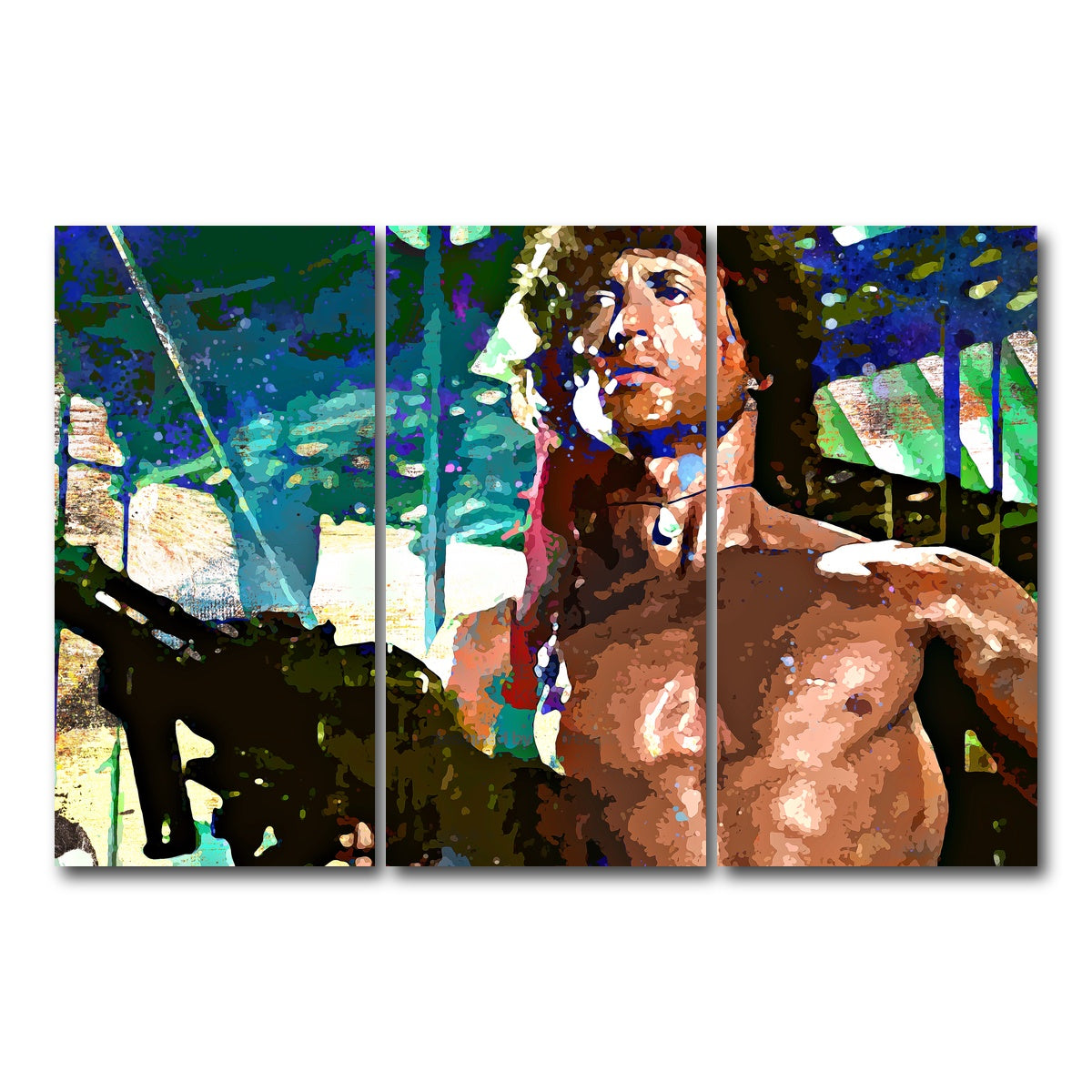 AUTO-MOCKUP WHITE | Rambo | 3 Piece | Gallery Wrap Canvas | group=12x24