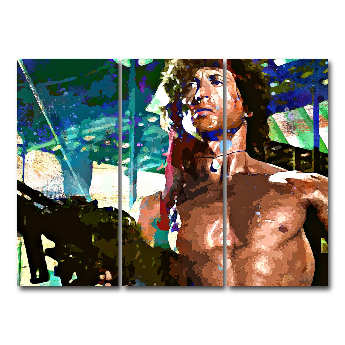 AUTO-MOCKUP WHITE | Rambo | 3 Piece | Gallery Wrap Canvas | group=8x18