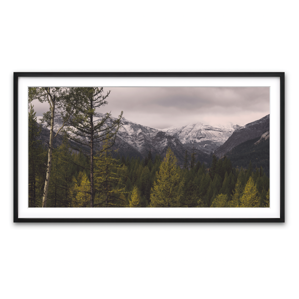 Framed Print 2x1 Black