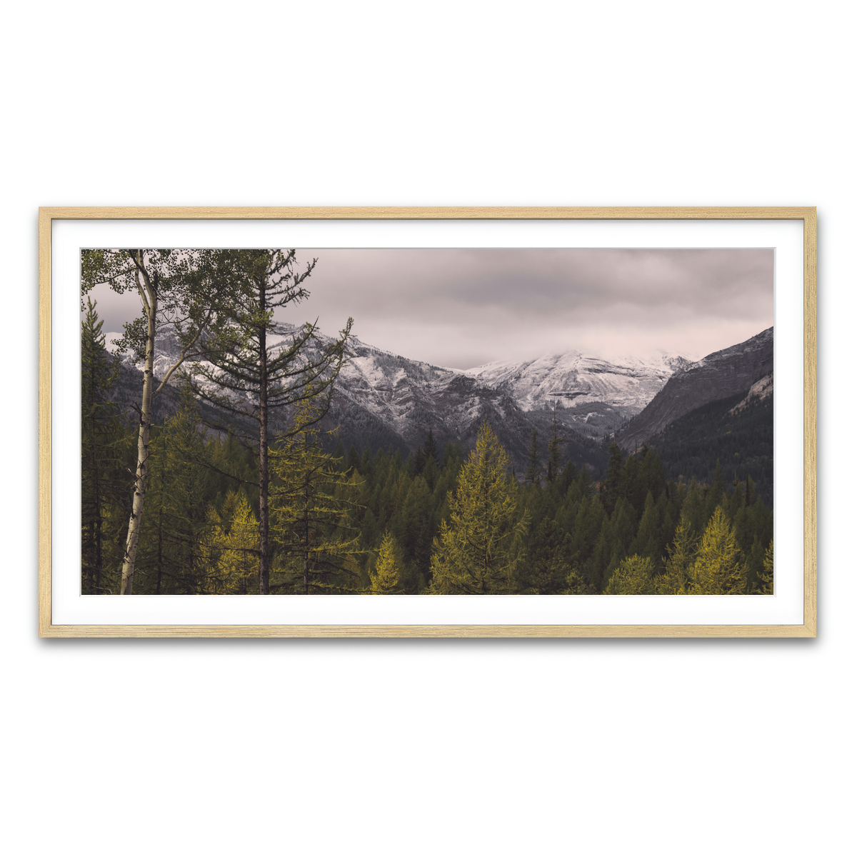 Framed Print 2x1 Natural