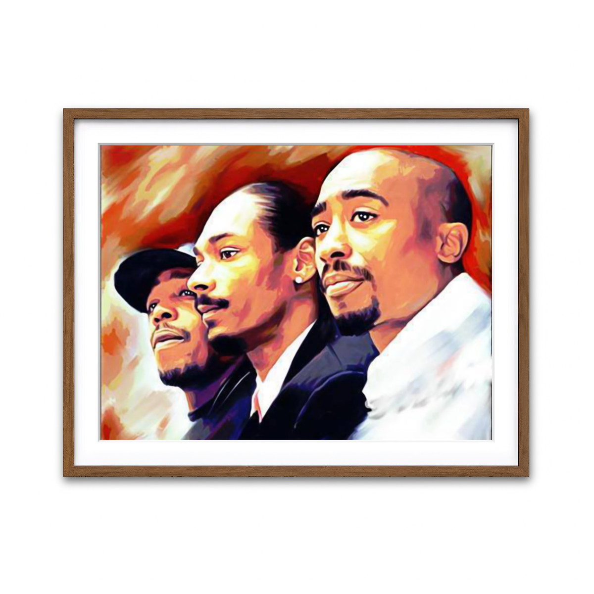 Framed Print 4x3 Walnut