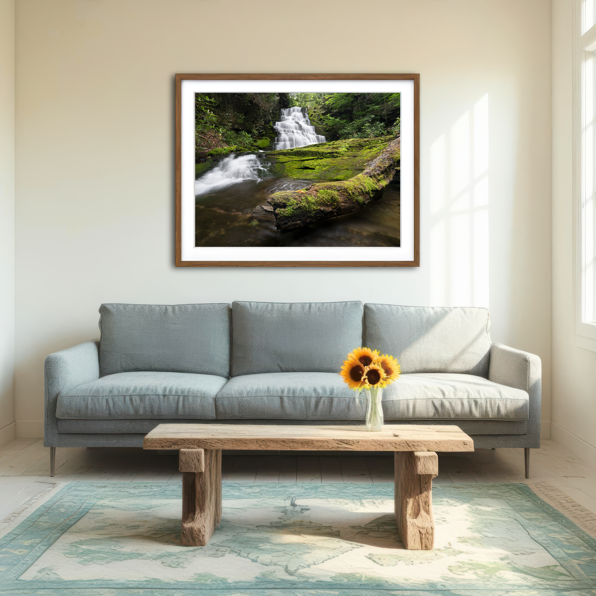 AUTO-MOCKUP ROOM | Rattlesnake Falls Wall Art