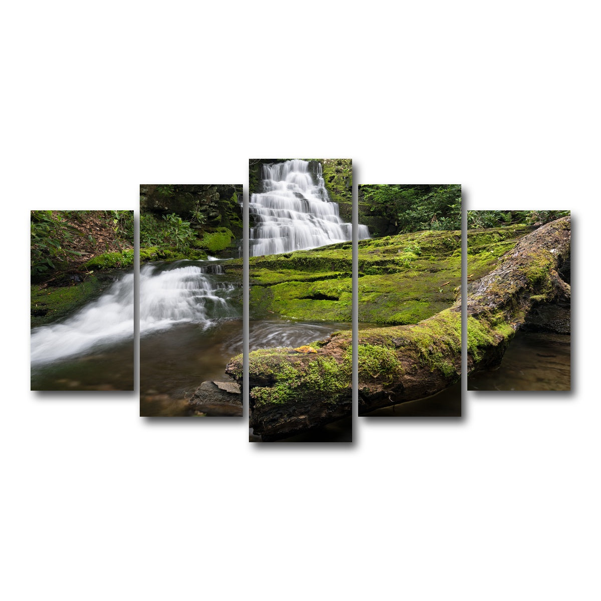 AUTO-MOCKUP WHITE | Rattlesnake Falls | 5 Piece | Gallery Wrap Canvas | group=5_normal