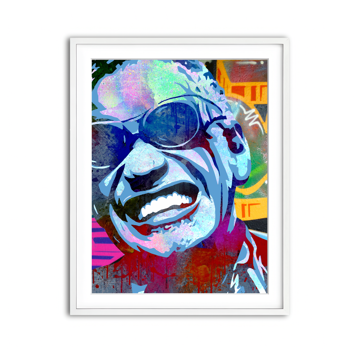 Framed Print 3x4 White