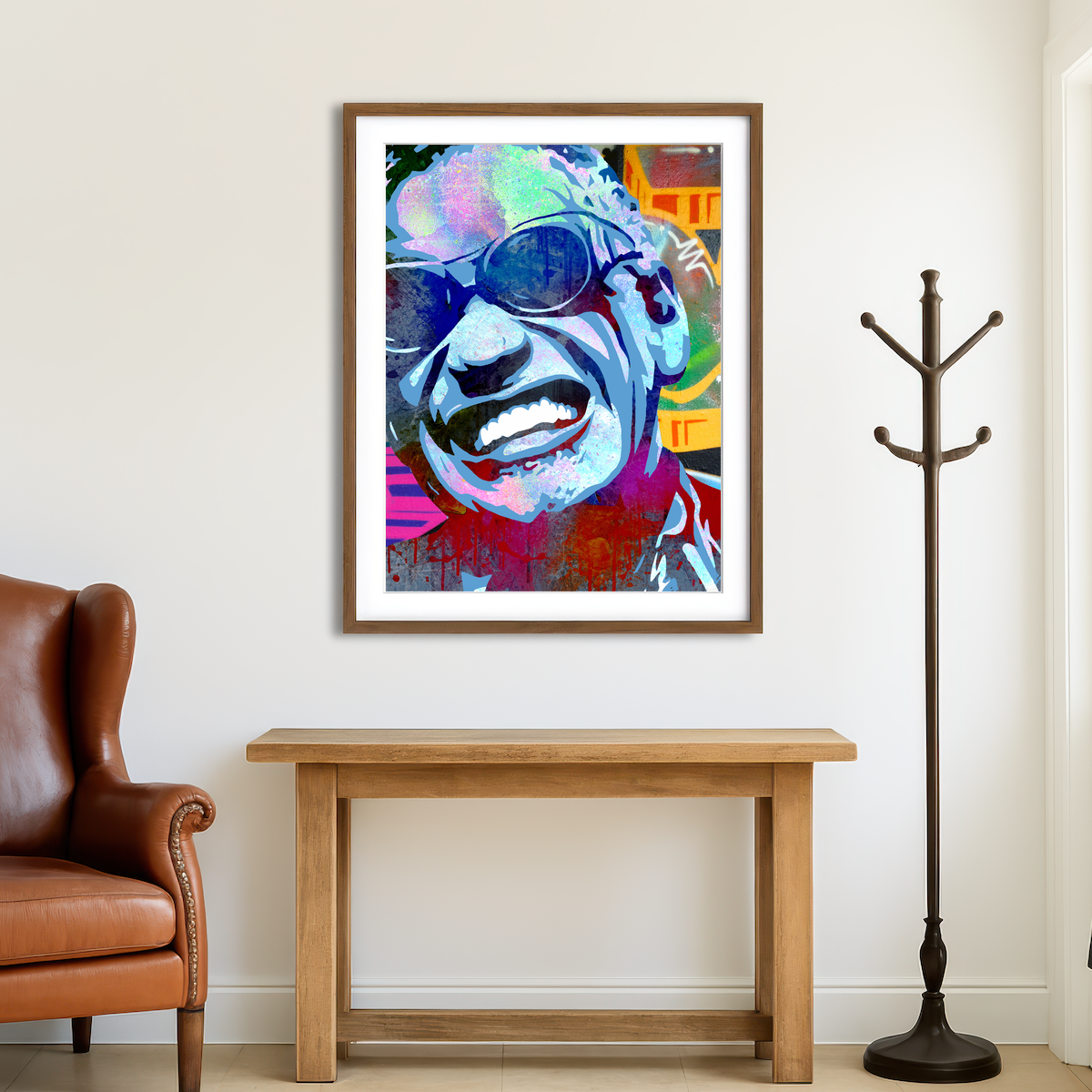 AUTO-MOCKUP ROOM | Ray Charles Wall Art