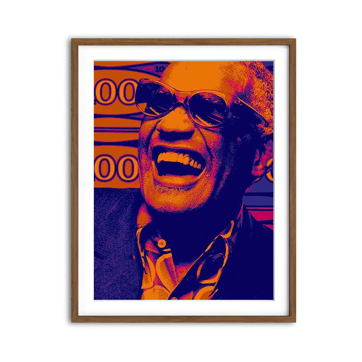 Framed Print 3x4 Walnut