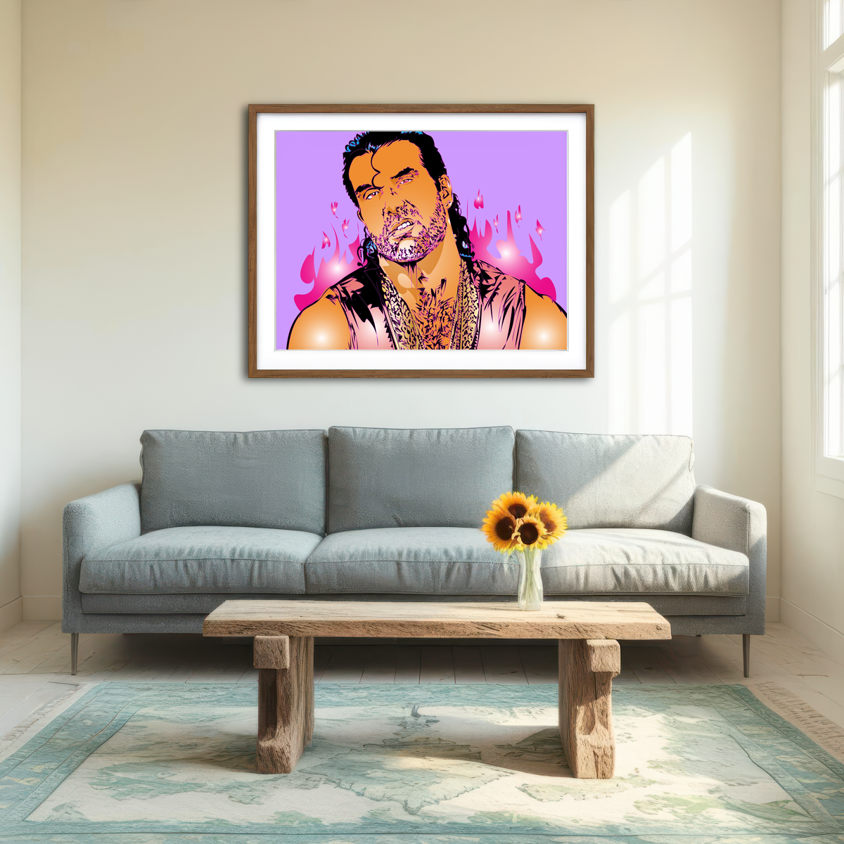 AUTO-MOCKUP ROOM | Razor Ramone Wall Art