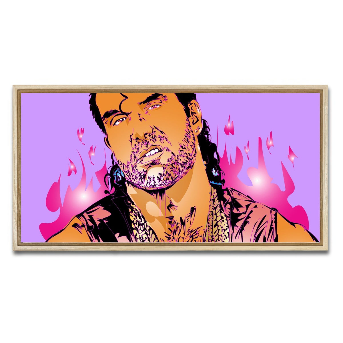 AUTO-MOCKUP WHITE | Razor Ramone | 1 Piece | Natural Framed Canvas | group=2x1