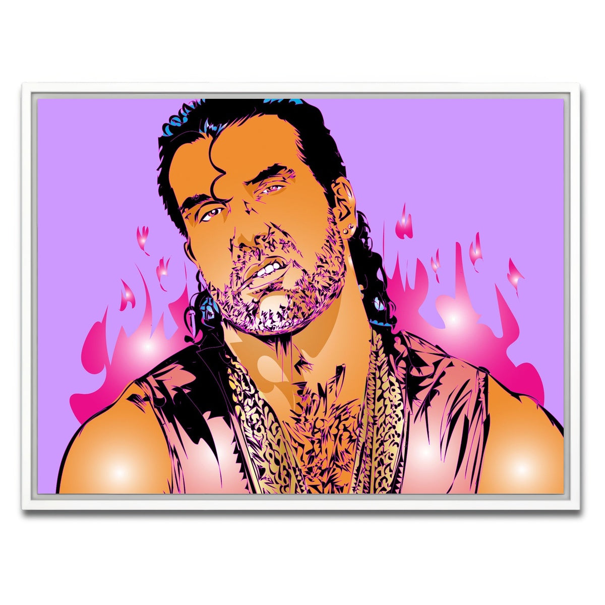 AUTO-MOCKUP WHITE | Razor Ramone | 1 Piece | White Framed Canvas | group=4x3