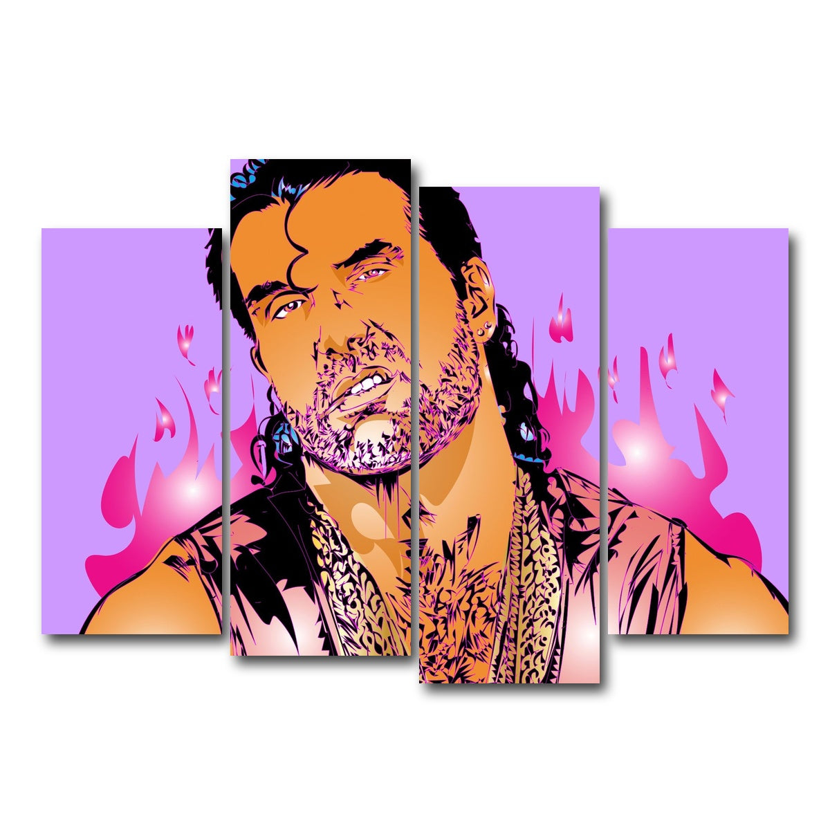 AUTO-MOCKUP WHITE | Razor Ramone | 4 Piece | Gallery Wrap Canvas | group=4_normal