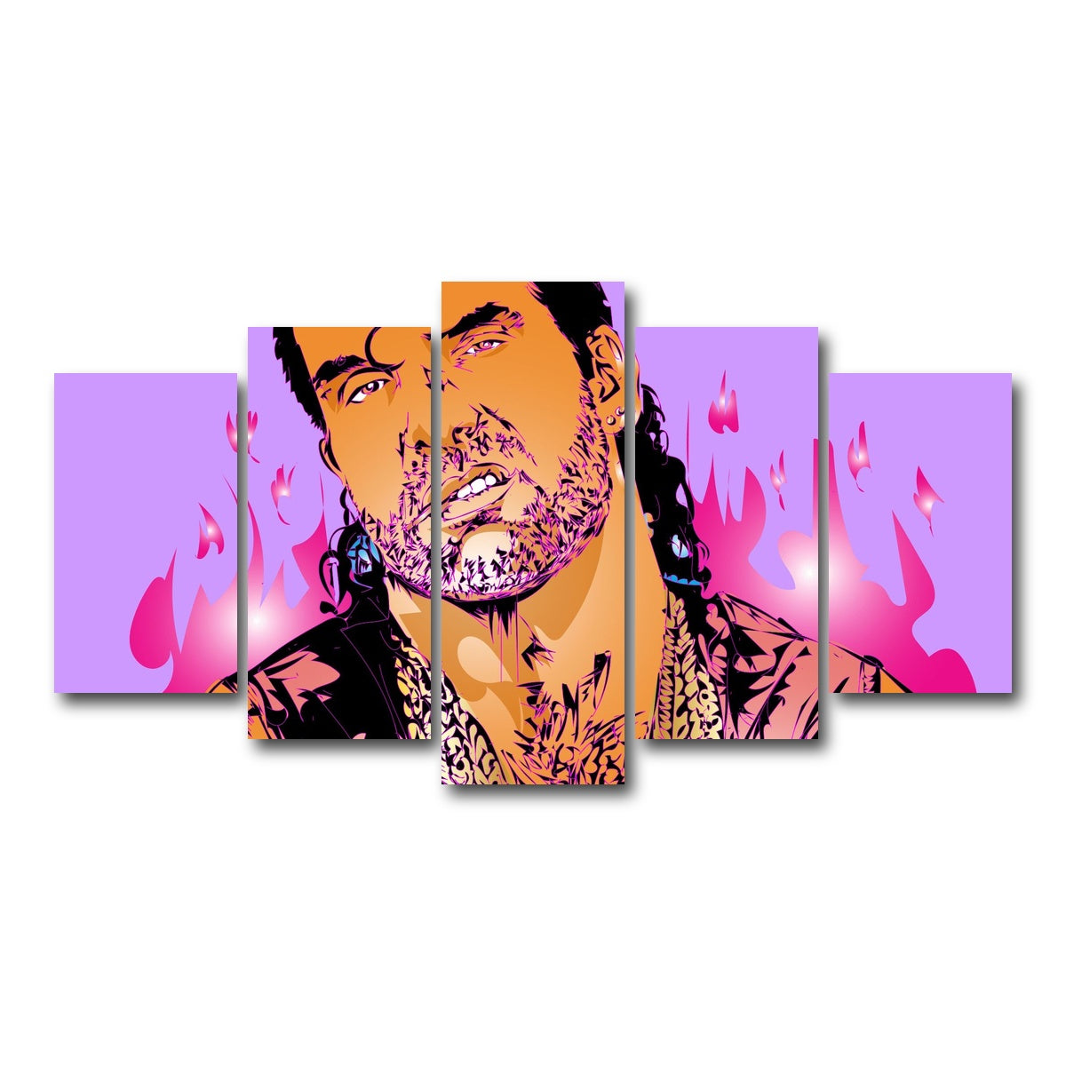 AUTO-MOCKUP WHITE | Razor Ramone | 5 Piece | Gallery Wrap Canvas | group=5_normal