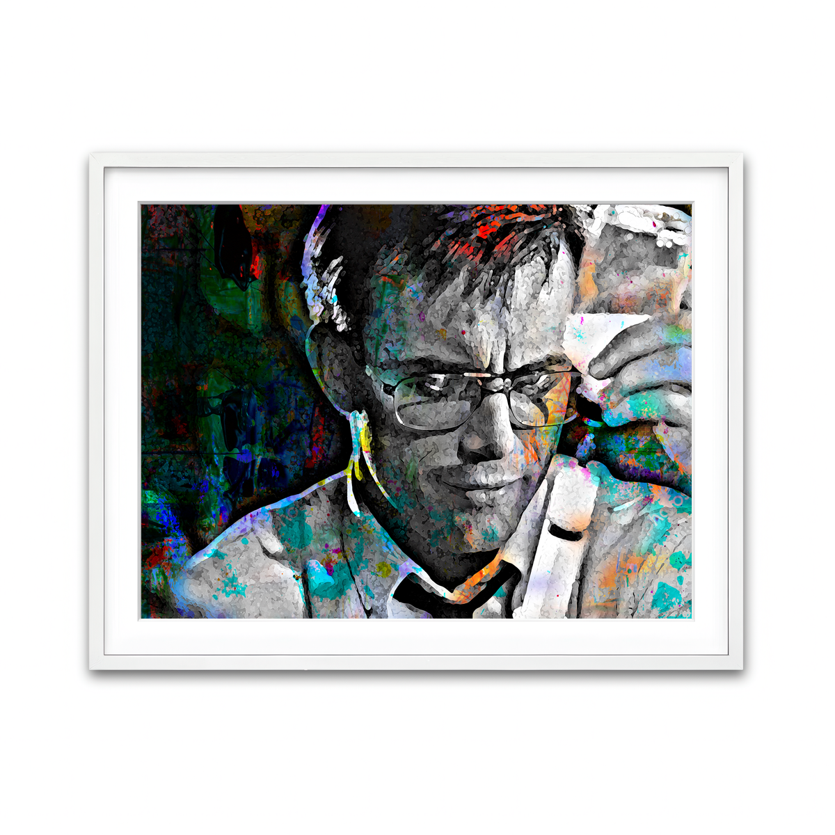 Framed Print 4x3 White