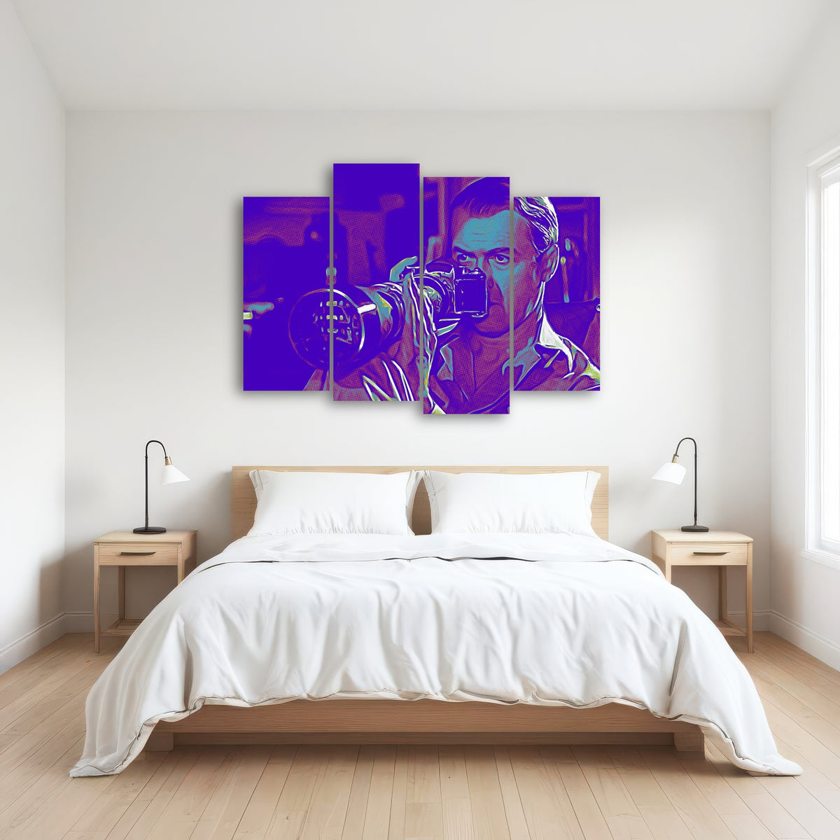 AUTO-MOCKUP ROOM | Rear Window POP Wall Art