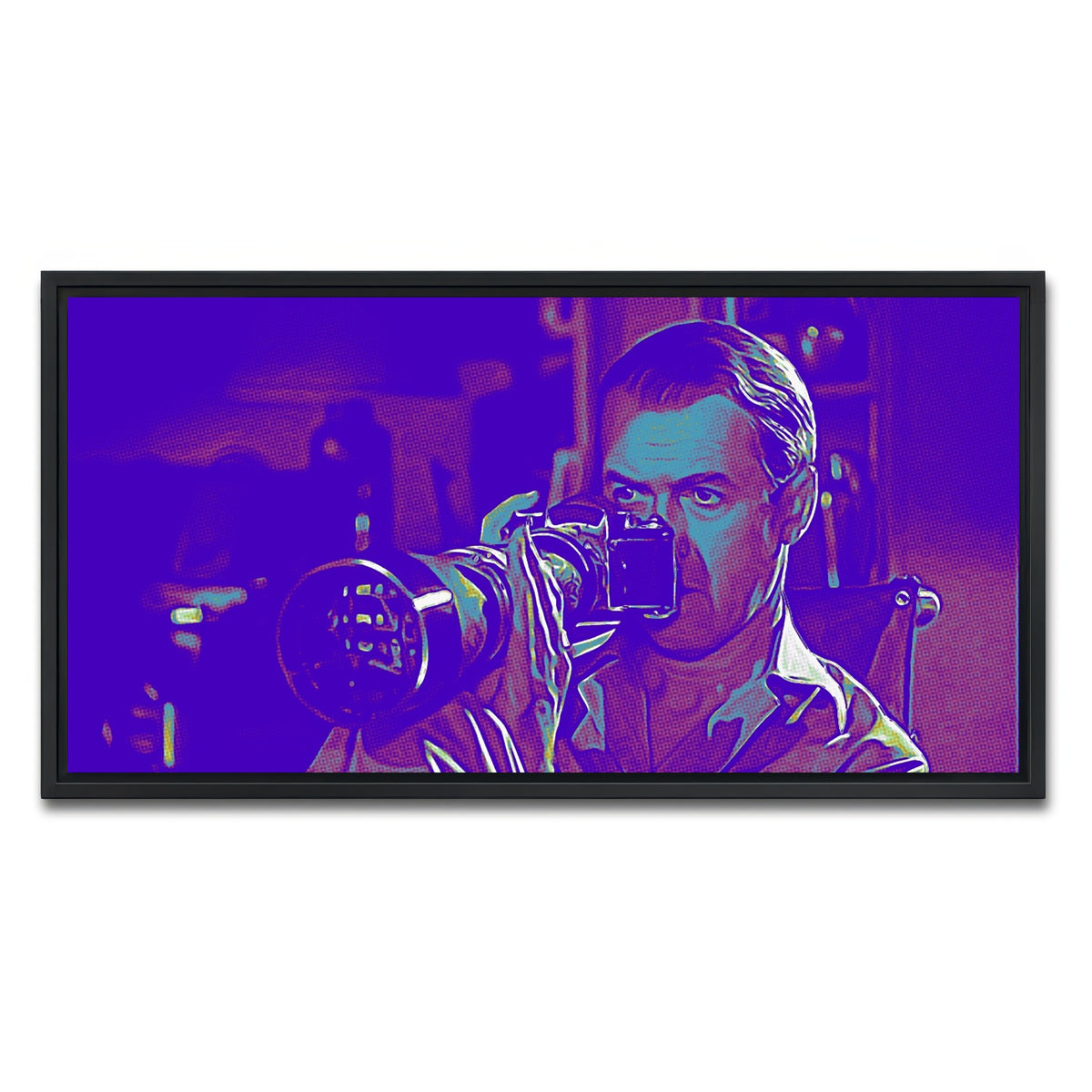 AUTO-MOCKUP WHITE | Rear Window POP Wall Art | 1 Piece | Black Frame | group=2x1