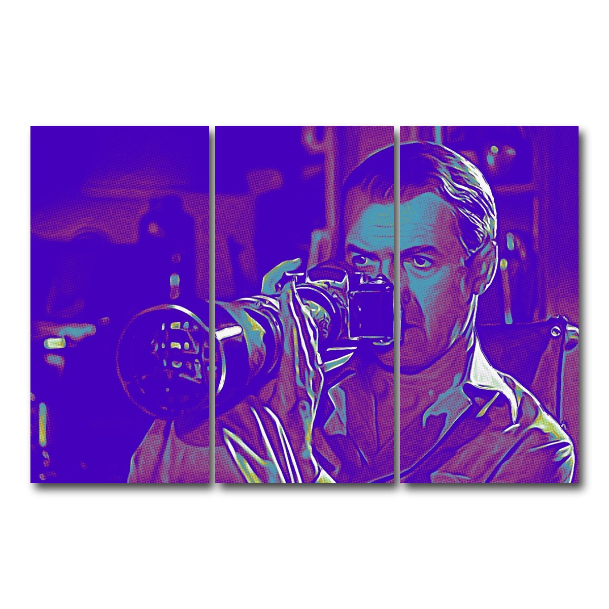 AUTO-MOCKUP WHITE | Rear Window POP Wall Art | 3 Piece | Gallery Wrapped | group=12x24
