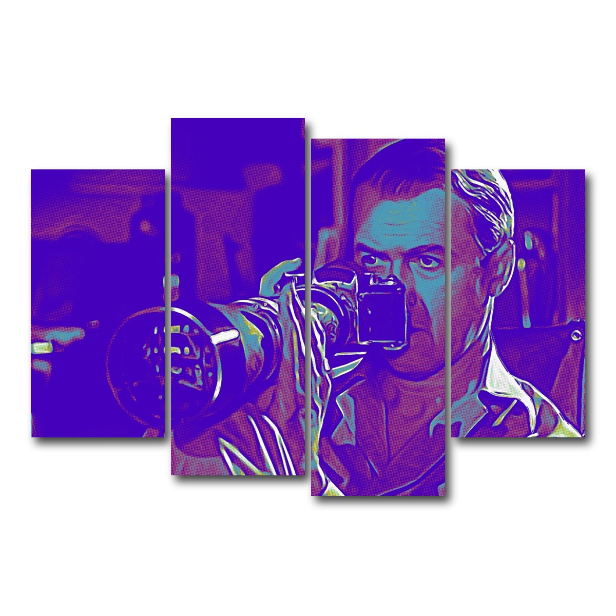 AUTO-MOCKUP WHITE | Rear Window POP Wall Art | 4 Piece | Gallery Wrapped | group=4_short