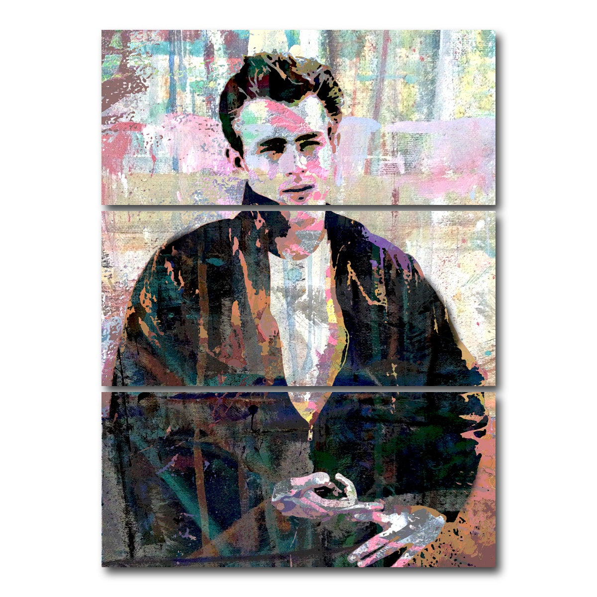 AUTO-MOCKUP WHITE | Rebel | 3 Piece | Gallery Wrap Canvas | group=8x18_stacked