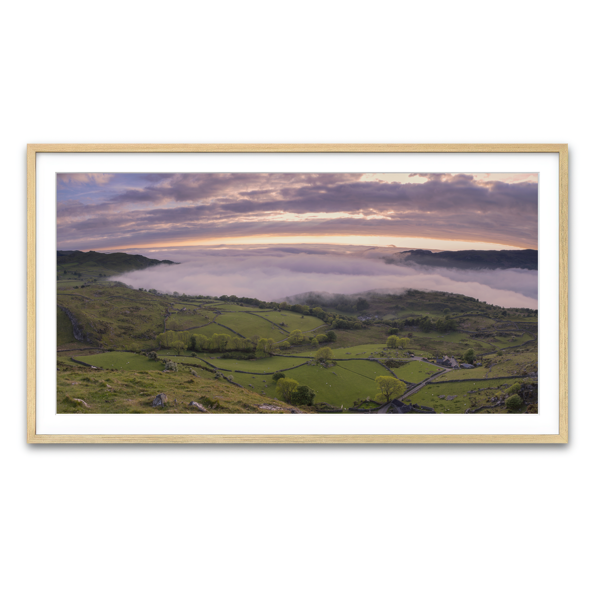 Framed Print 2x1 Natural