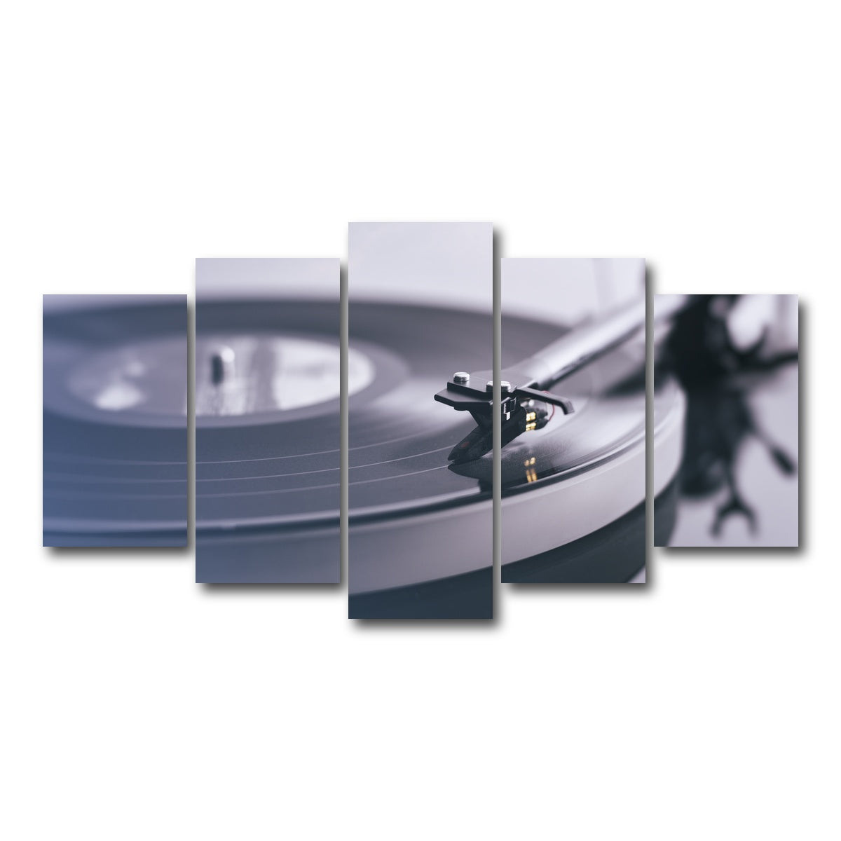 AUTO-MOCKUP WHITE | Record Player | 5 Piece | Gallery Wrap Canvas | group=5_normal