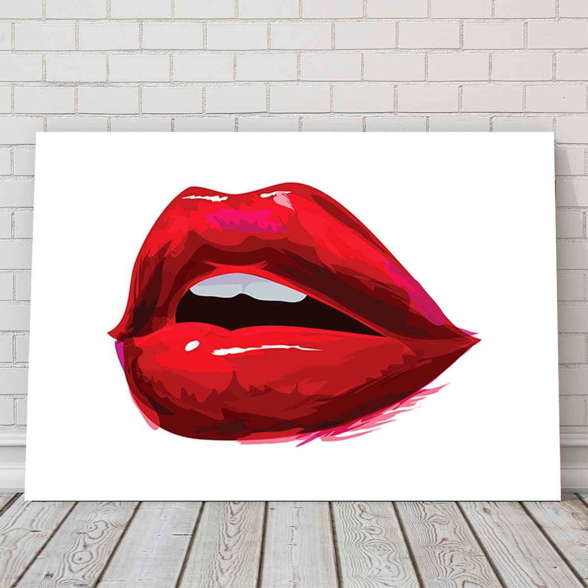 Red Lips Wall Art