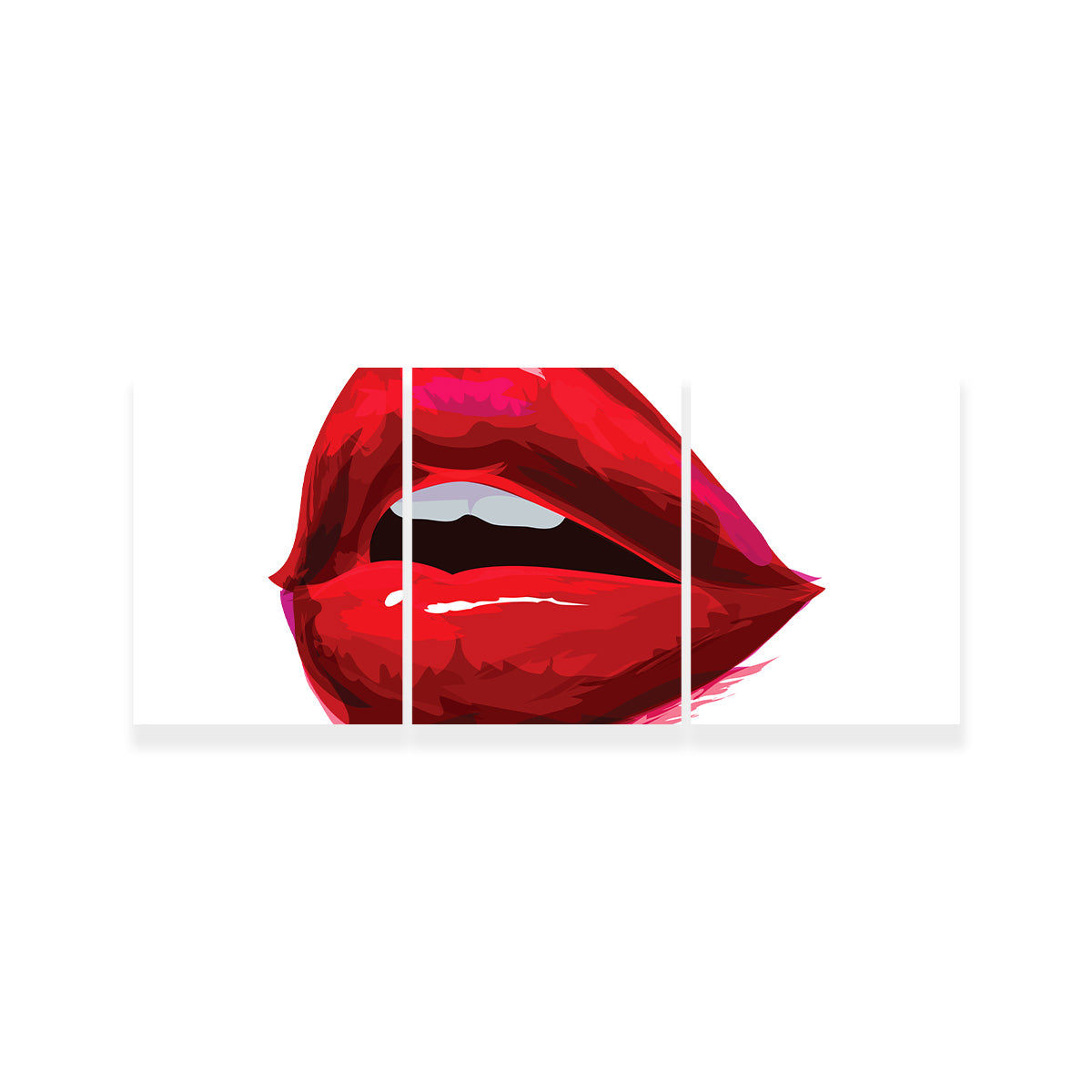 Red Lips Wall Art