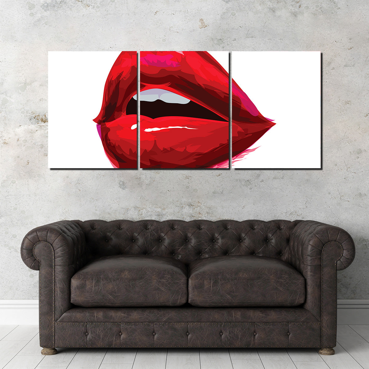 Red Lips Wall Art