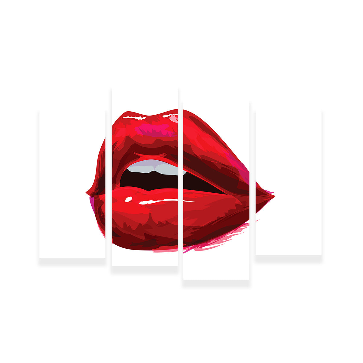 Red Lips Wall Art